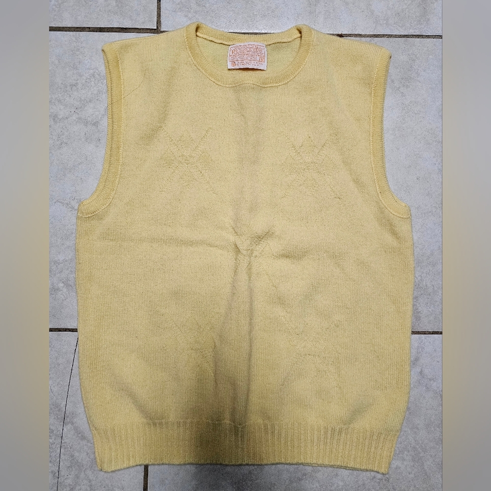 Vintage pendleton wool sweater vest medium